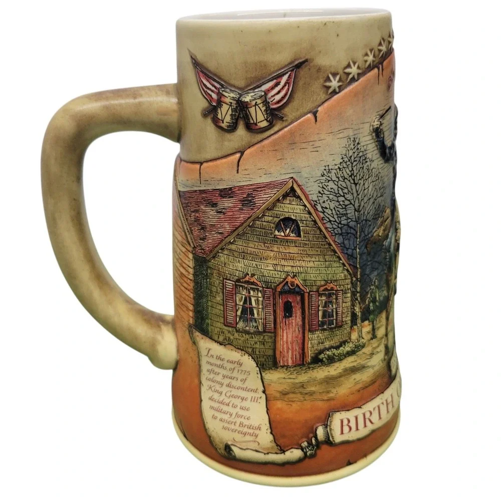 Miller High Life 1775‎ Birth of a Nation Stein 1855-1991 First in Series  HGE354